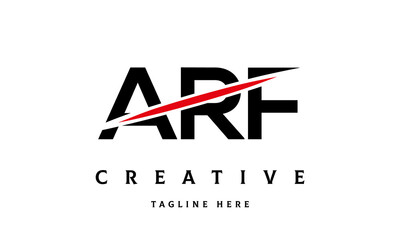 ARF creative three latter logo vector