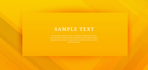 Abstract orange gradient geometric diagonal background. Frame for copy space for text.