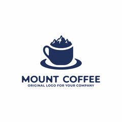 Unique Coffee logo design template.