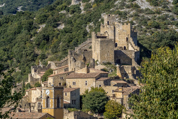 Obraz premium Medieval village of Saint Montan, in Ardèche, France