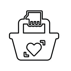 Consumer, Behavior outline icon. Line vector design.