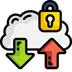 hosting services line icon