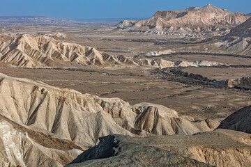 Negev desert near Sde Boker  - obrazy, fototapety, plakaty