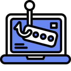 phishing one color icon
