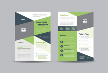 Business Case study or Marketing Sheet and Flyer Design 