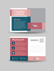 Corporate Business Postcard Design or Save The Date Invitation Card  or Direct Mail EDDM Design 