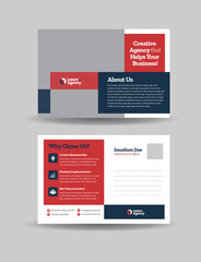 Corporate Business Postcard Design or Save The Date Invitation Card  or Direct Mail EDDM Design 