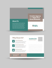 Corporate Business Postcard Design or Save The Date Invitation Card  or Direct Mail EDDM Design 