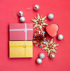 christmas and new year gift box