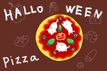 ハロウィンピザ