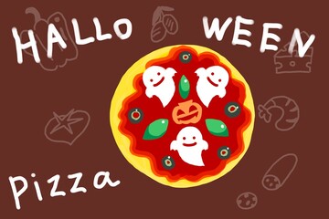ハロウィンピザ