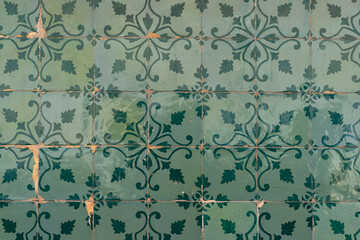 glazed ceramic tiles with decorations