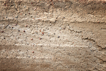 Fragment of a concrete wall. Macro background