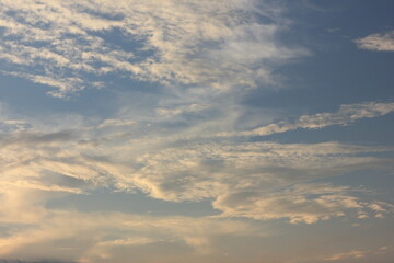Obraz premium Photo series clouds and sky before sunset