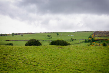 Obraz premium Rugged Irish Landscape on Sunny Day