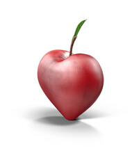 heart apple