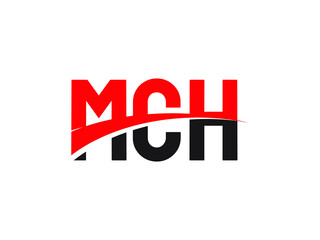 MCH Letter Initial Logo Design Vector Illustration