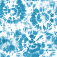 Fototapeta na wymiar Tie dye shibori seamless pattern. Watercolour abstract texture.
