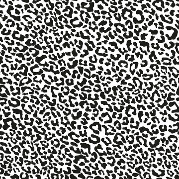 white leopard print for clothing or print. seamless vector print.  