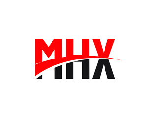 MHX Letter Initial Logo Design Vector Illustration