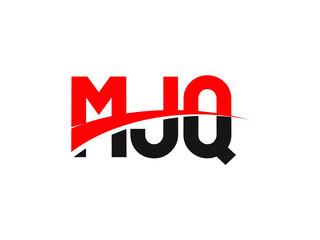 MJQ Letter Initial Logo Design Vector Illustration