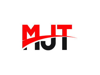 MJT Letter Initial Logo Design Vector Illustration