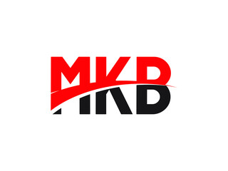 MKB Letter Initial Logo Design Vector Illustration