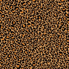 orange Abstract design leopard animal skin seamless pattern. Jaguar, leopard, cheetah. Black and white seamless camouflage background.