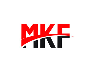 Fototapeta premium MKF Letter Initial Logo Design Vector Illustration