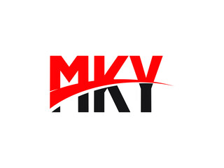 MKY Letter Initial Logo Design Vector Illustration