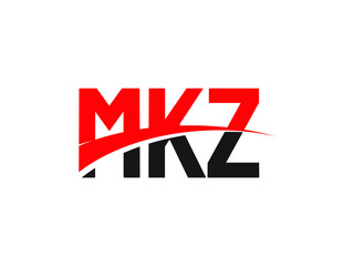 MKZ Letter Initial Logo Design Vector Illustration