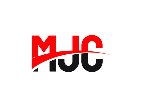 MJC Letter Initial Logo Design Vector Illustration