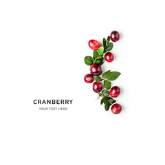 Cranberry creative layout.