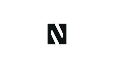 Fototapeta premium n letter logo design