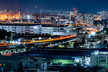 大阪府堺市の工場夜景
