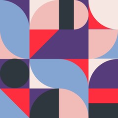 Abstract geometric artwork design with simple shapes and shapes. Vertical pattern with geometric elements. Ideal for web banner, business presentation, branded packaging, fabric printing.	