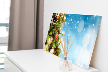 photo canvas with a picture of christmas