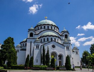 Fototapeta na wymiar St. Sava Church