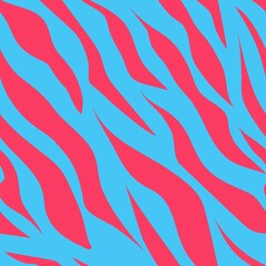 red zebra seamless pattern. wind print on clothing or print