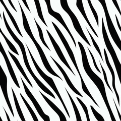 zebra seamless pattern. wind print of animal skin on clothing or print