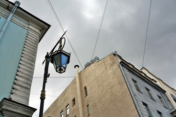 Old houses in the city of Saint-Petersburg, Russia