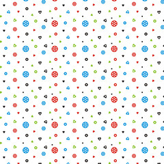 polka dot colorful background vector editable