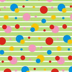 polka dot colorful background vector editable