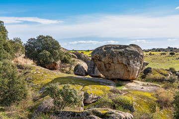 Los Barruecos Natural Monument, Malpartida de Caceres, Extremadura, Spain.