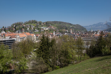 Fototapeta na wymiar Blick auf Feldkirch