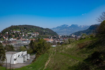 Fototapeta na wymiar Blick auf Feldkirch