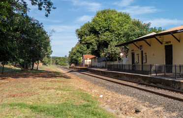Obraz premium Estação de trem do interior