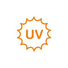 Ultra Violet or UV protection logo symbol design