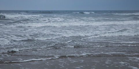 Waves. Julianadorp coast Netherlands. Northsea. Storm