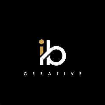 IB Letter Initial Logo Design Template Vector Illustration
